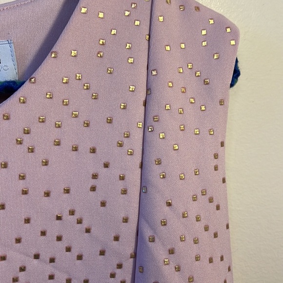 Pink/gold Carmen Marc Valvo dress - 12 - Picture 3 of 6